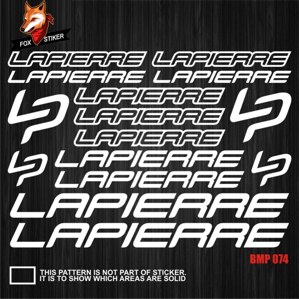 Bicycle Frame Decal Stickers   LAPIERRE-02